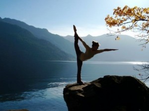 Yoga Nature Lake